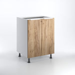 Tölgy és fehér színű konyha 2.6m LB260