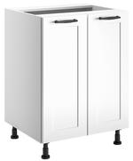 Matt fehér modern konyha 2.6m VB260