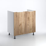 Tölgy és fehér színű konyha 2.0m LB200