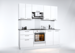 Magasfényű fehér konyha 2.0m BB200WB