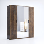 Loft hálószoba bútor szett fregatt tölgy színben KV104