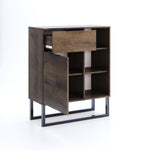 Loft hálószoba bútor szett fregatt tölgy színben KV104