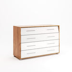 Hálószoba bútor szett tölgy és fehér színben NK110